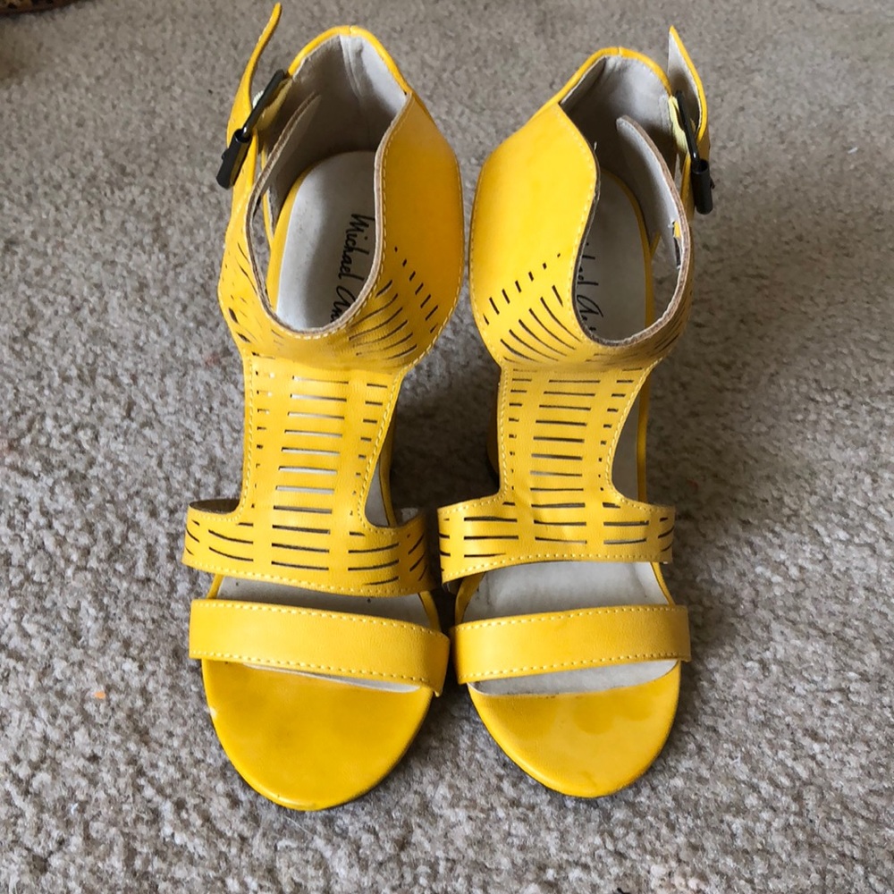 Michael Antonio Yellow Heels